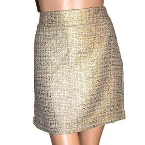 Banana Republic Gold Skirt 4